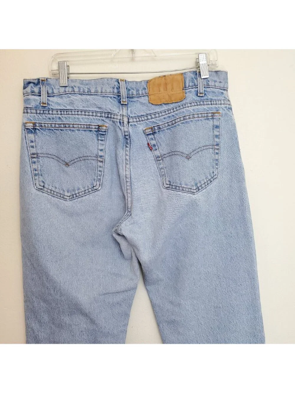 Levi's vintage 1980's 506 straight leg jeans light wash